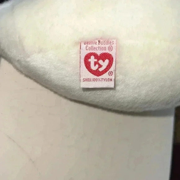 TY Beanie Buddy Spooky the Ghost 13 inch Large Beanie Baby Halloween Plush 2001 - Picture 7 of 11